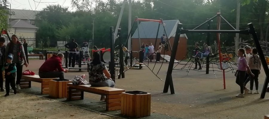 новая детская площадка